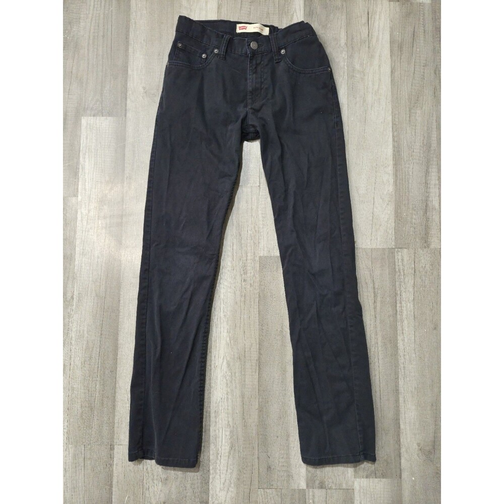 Levi's 511 Slim Fit Womens Black Jeans Size 16 Regular W28 L30 Stretch